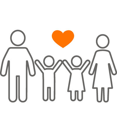 家族シェアができるから、ムダなく使える